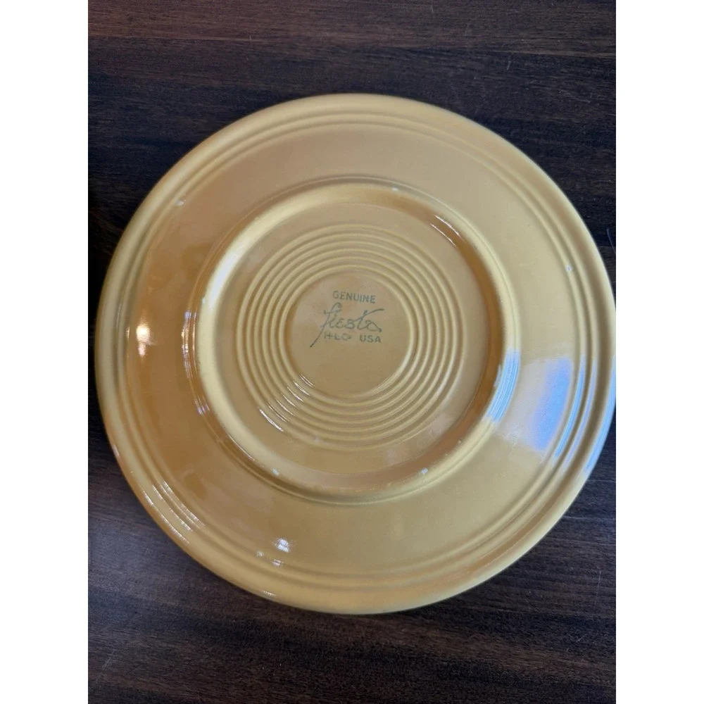 Set Of 2 Vintage Fiesta Yellow 9
